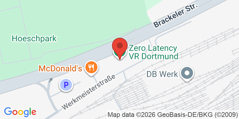 Mapa de la ubicación de Zero Latency VR Dortmund