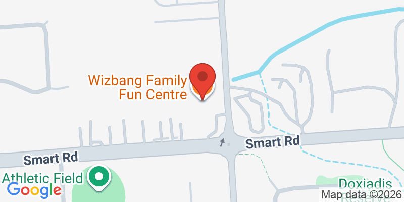 Mapa de la ubicación de Wizbang Family Fun Centre