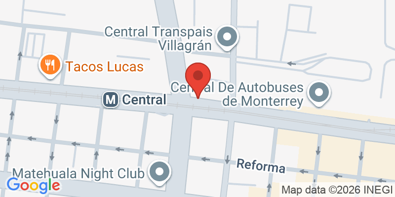 Mapa de la ubicación de Juguetería Central