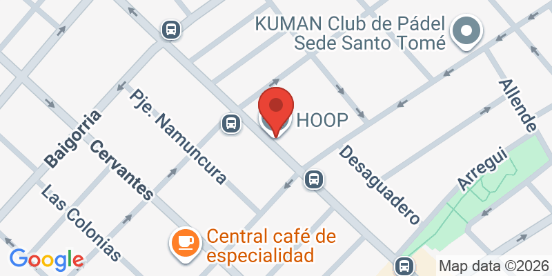 Mapa de la ubicación de HOOP