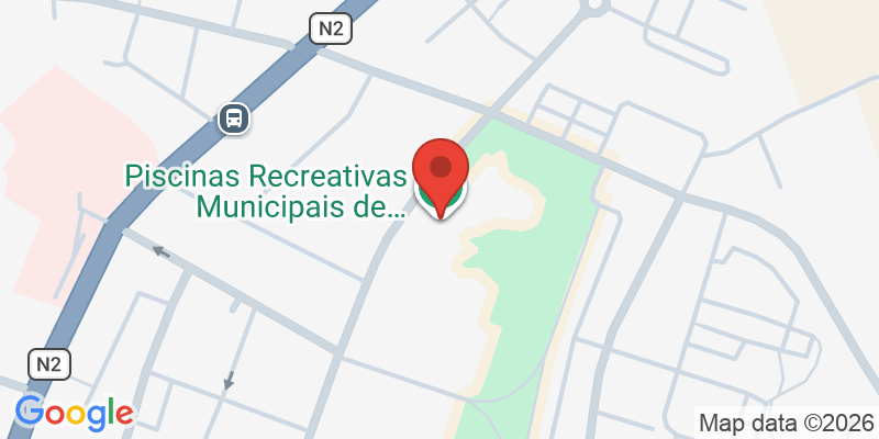Mapa de la ubicación de Piscinas Recreativas Municipais de Montemor-o-Novo