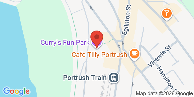 Mapa de la ubicación de Curry's Fun Park