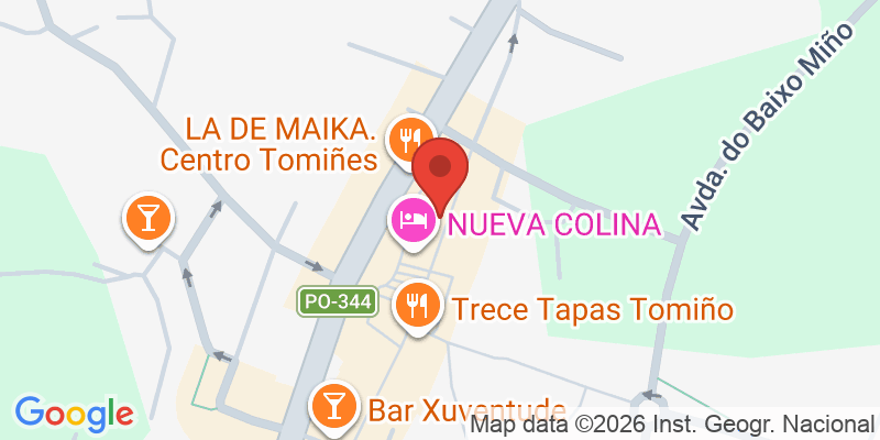 Mapa de la ubicación de Xoaniña de Cores
