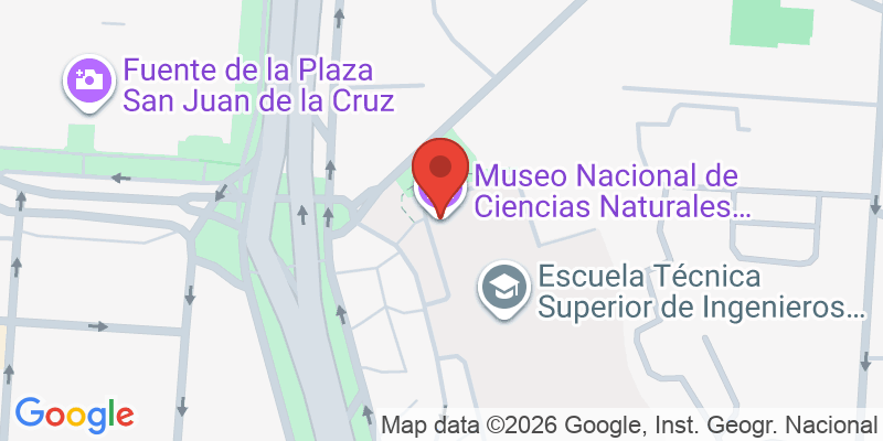 Mapa de la ubicación de Museo Nacional de Ciencias Naturales (MNCN) - CSIC