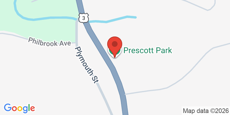 Mapa de la ubicación de Prescott Park