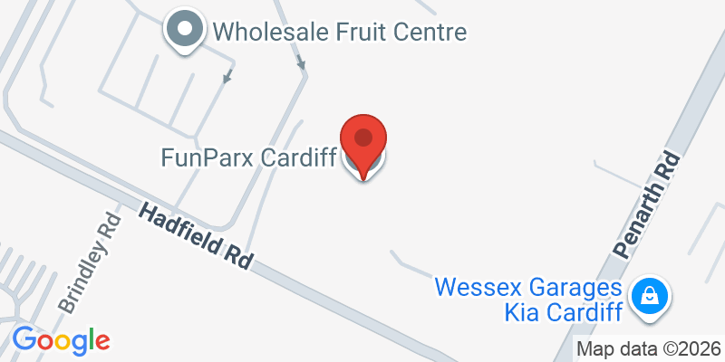 Mapa de la ubicación de FunParx Cardiff