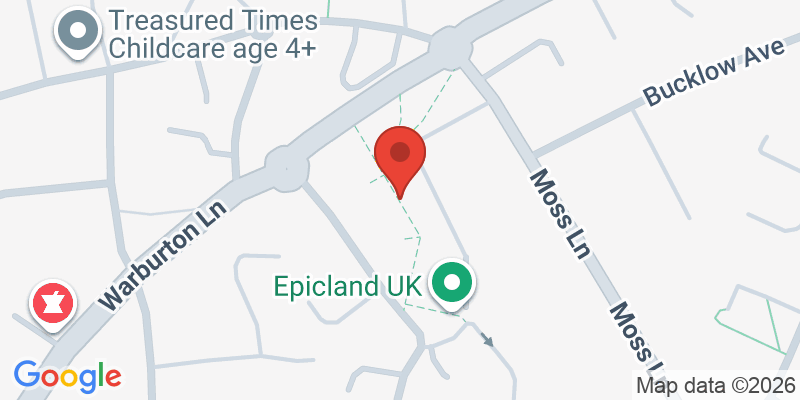 Mapa de la ubicación de Epicland UK