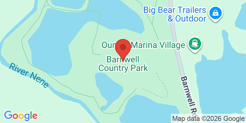 Mapa de la ubicación de Barnwell Country Park