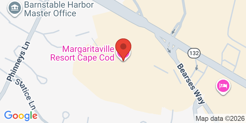 Mapa de la ubicación de Margaritaville Resort Cape Cod