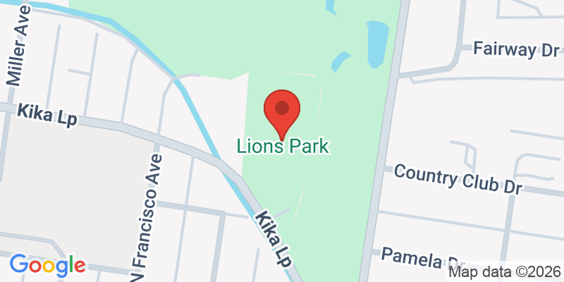 Mapa de la ubicación de Lions Park