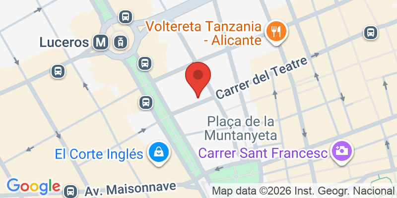 Mapa de la ubicación de Mandarina Garden