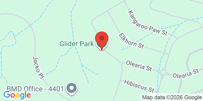 Mapa de la ubicación de Glider Park
