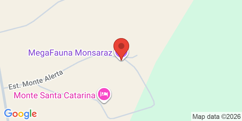 Mapa de la ubicación de MegaFauna Monsaraz