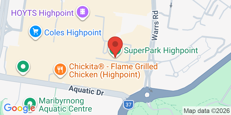 Mapa de la ubicación de SuperPark Highpoint