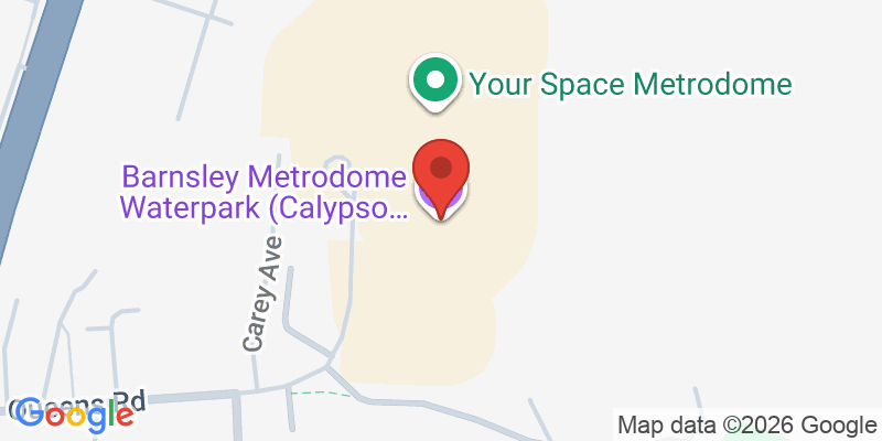 Mapa de la ubicación de Barnsley Metrodome Waterpark (Calypso Cove)