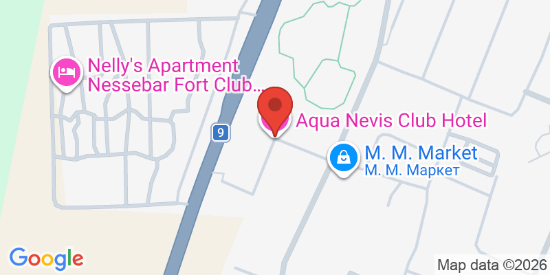 Mapa de la ubicación de Aqua Nevis Club Hotel