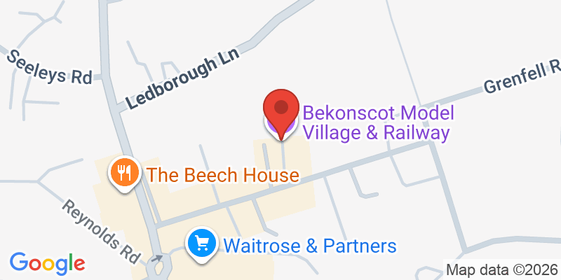 Mapa de la ubicación de Bekonscot Model Village & Railway