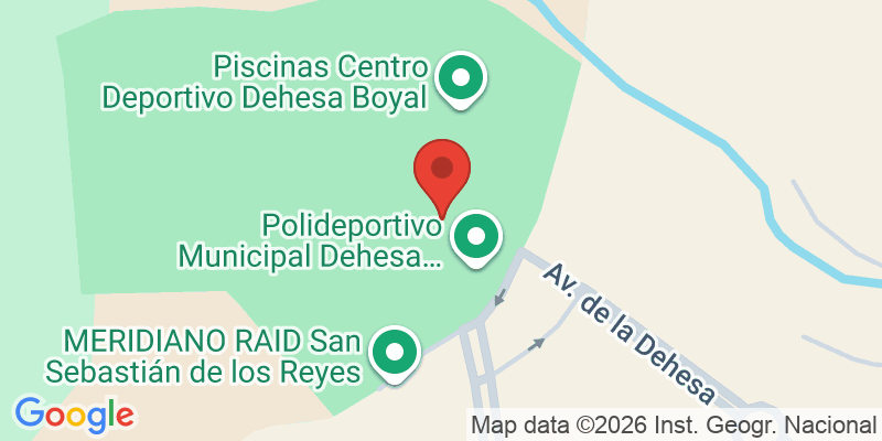 Mapa de la ubicación de Parque de Ocio Infantil Dehesa Boyal