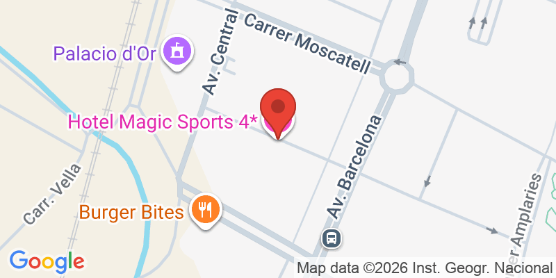 Mapa de la ubicación de Hotel Magic Sports 4*