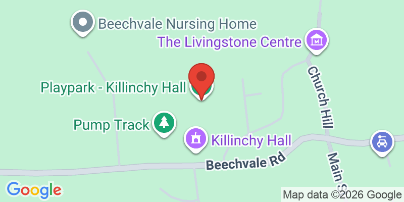 Mapa de la ubicación de Playpark - Killinchy Hall