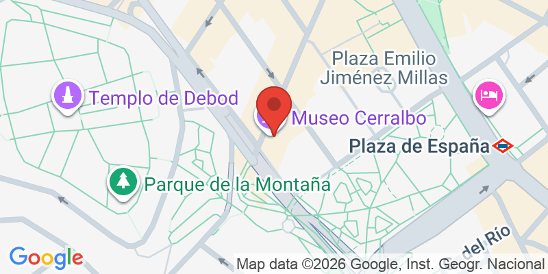 Mapa de la ubicación de Museo Cerralbo
