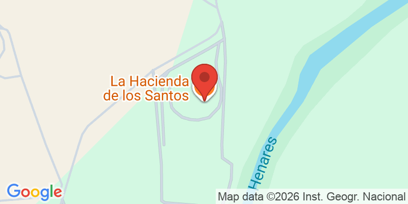 Mapa de la ubicación de La Hacienda de los Santos