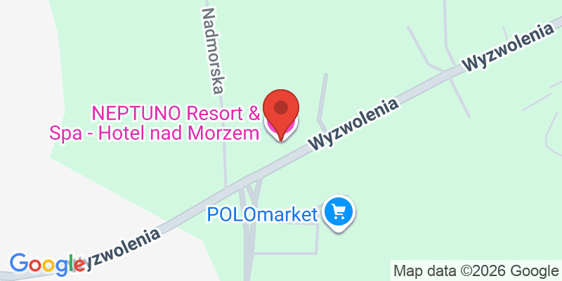 Mapa de la ubicación de NEPTUNO Resort & Spa - Hotel nad Morzem