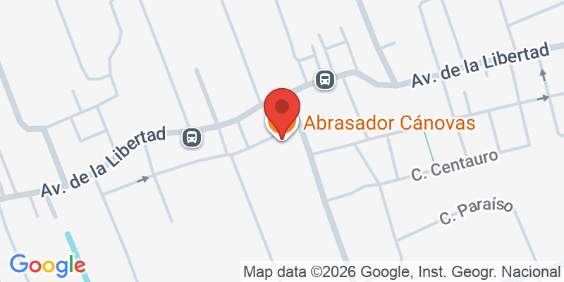 Mapa de la ubicación de Abrasador Cánovas