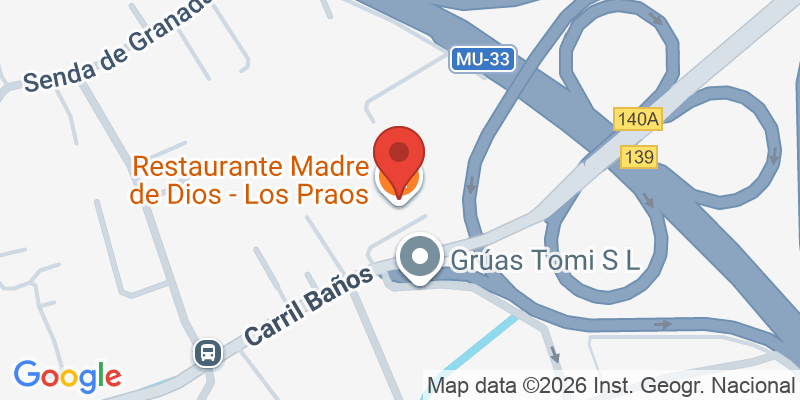 Mapa de la ubicación de Restaurante Madre de Dios - Los Praos
