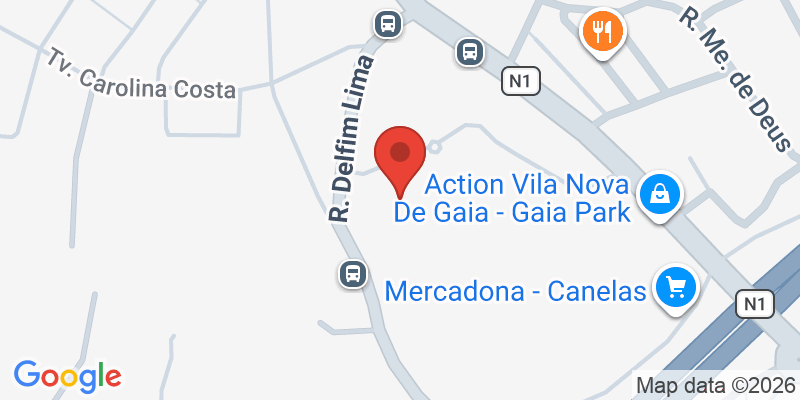 Mapa de la ubicación de MonkeyPark Gaia