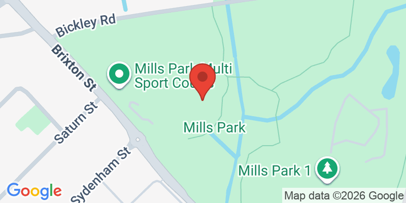 Mapa de la ubicación de Mills Park All Abilities Playground