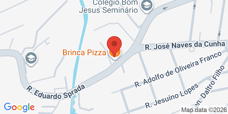 Mapa de la ubicación de Brinca Pizza