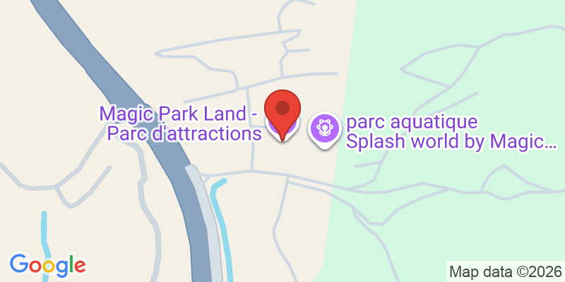 Mapa de la ubicación de Magic Park Land