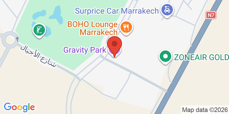 Mapa de la ubicación de Gravity Park