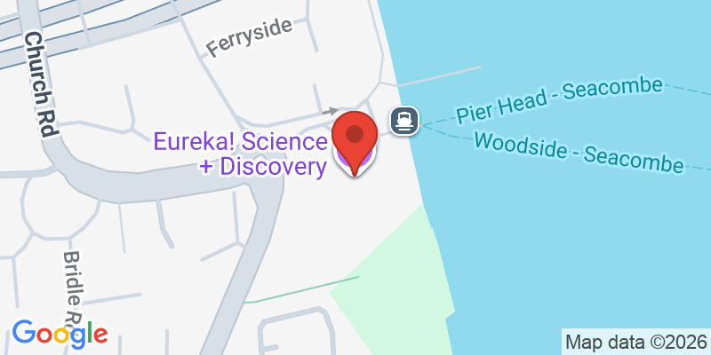 Mapa de la ubicación de Eureka! Science + Discovery