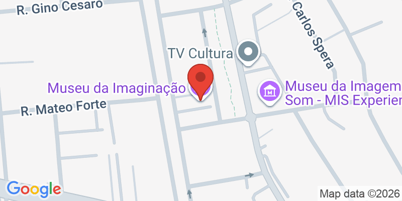 Mapa de la ubicación de Museu da Imaginação