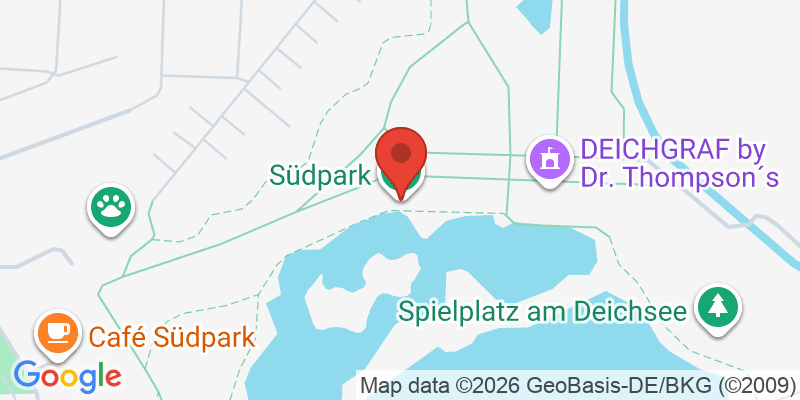 Mapa de la ubicación de Südpark