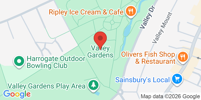 Mapa de la ubicación de Valley Gardens