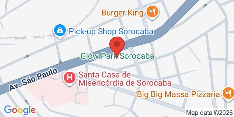 Mapa de la ubicación de Glow Park Sorocaba