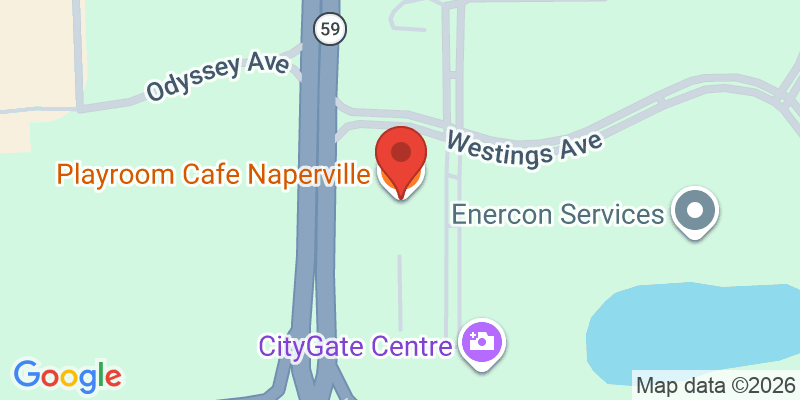 Mapa de la ubicación de Playroom Cafe Naperville