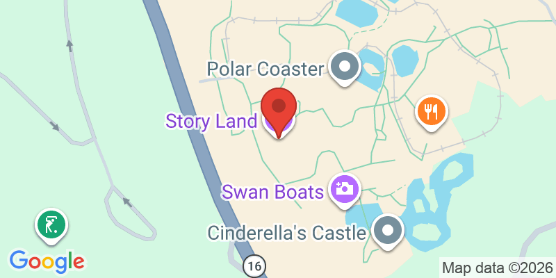 Mapa de la ubicación de Story Land