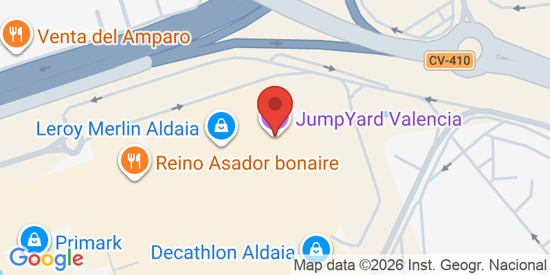 Mapa de la ubicación de JumpYard Valencia