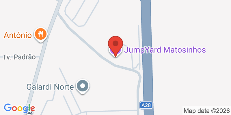 Mapa de la ubicación de JumpYard Matosinhos
