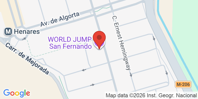 Mapa de la ubicación de WORLD JUMP San Fernando
