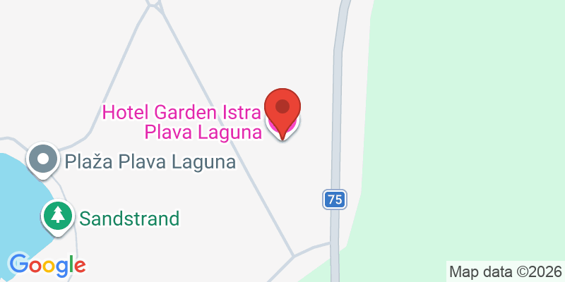 Mapa de la ubicación de Hotel Garden Istra Plava Laguna