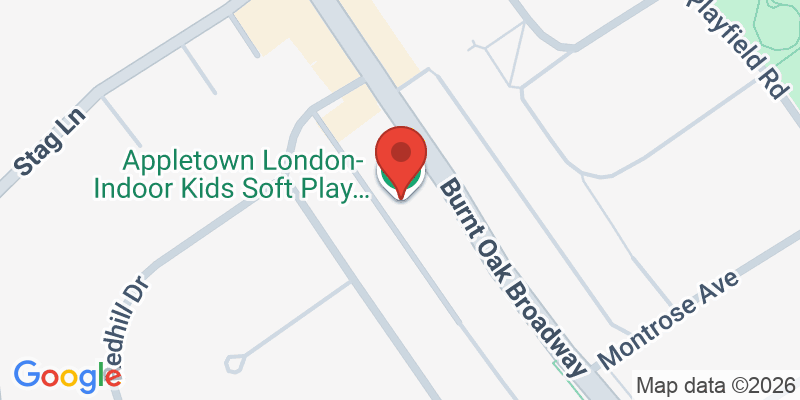 Mapa de la ubicación de Appletown London- Indoor Kids Soft Play & Family Venue