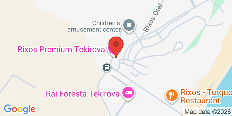Mapa de la ubicación de Rixos Premium Tekirova
