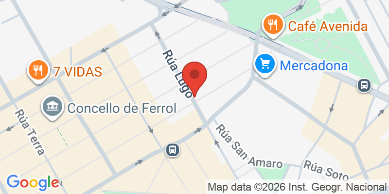 Mapa de la ubicación de Soho Bar Ferrol