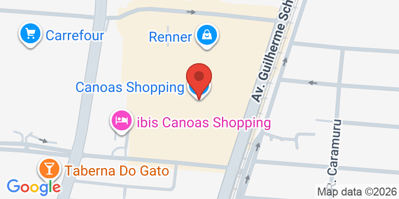 Mapa de la ubicación de Canoas Shopping