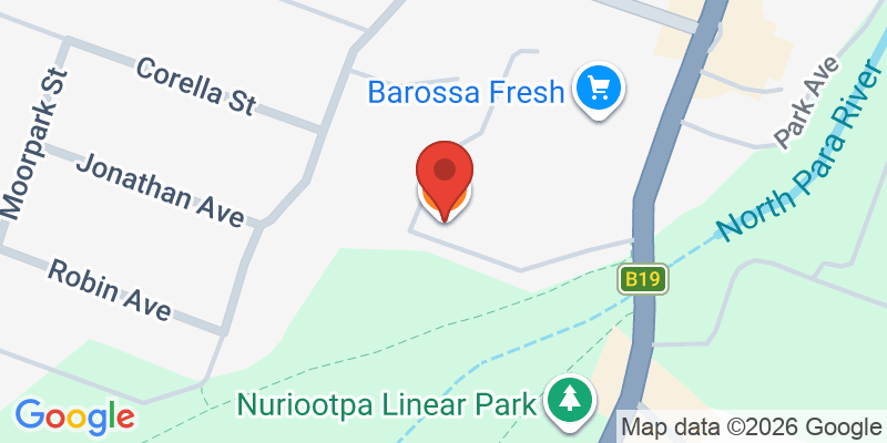 Mapa de la ubicación de Bazinga & Barossa Ninja Nuriootpa